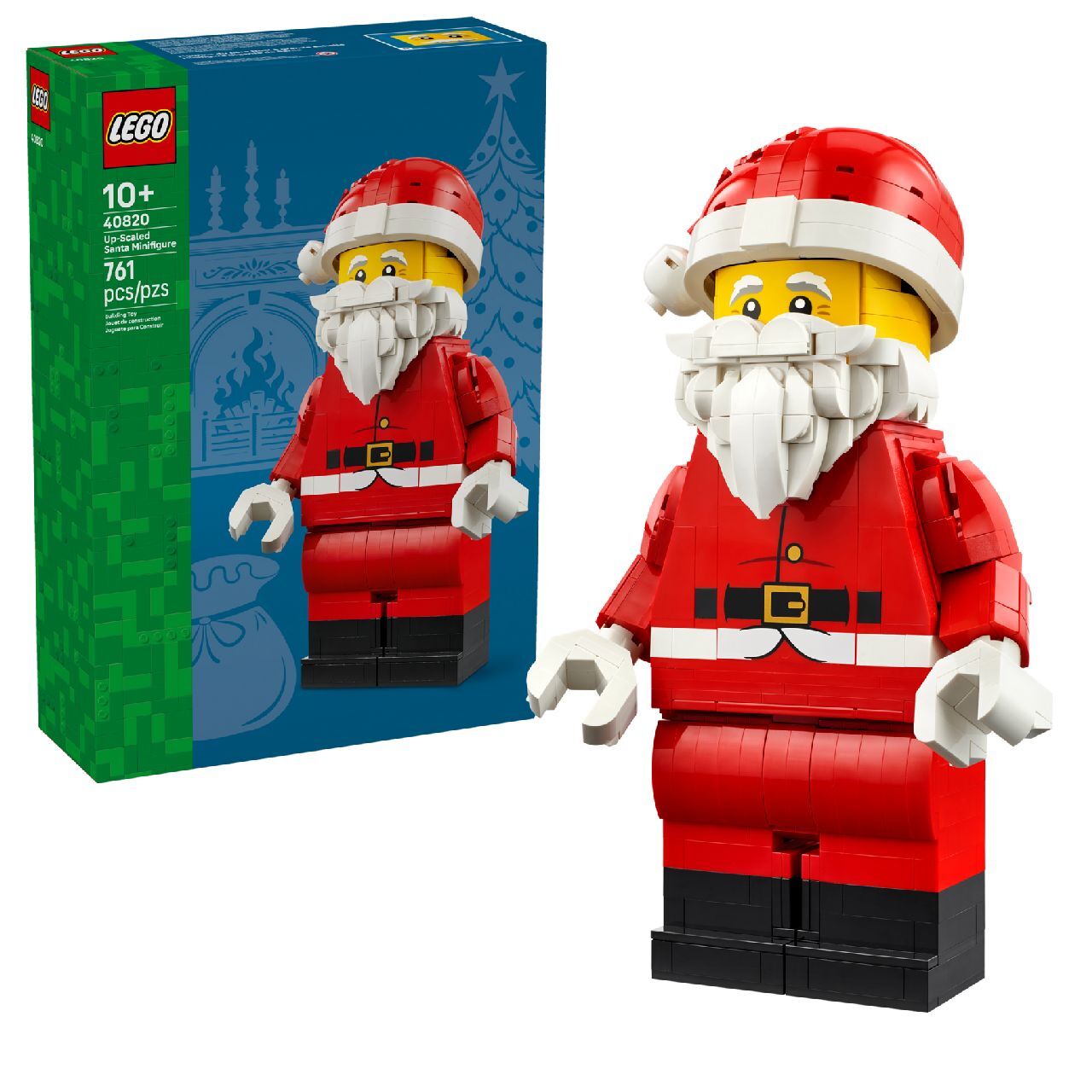 LEGO® Up-Scaled Santa Minifigure