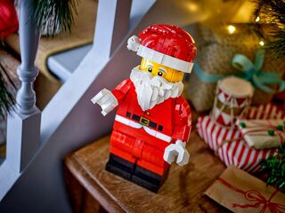 LEGO® Up-Scaled Santa Minifigure