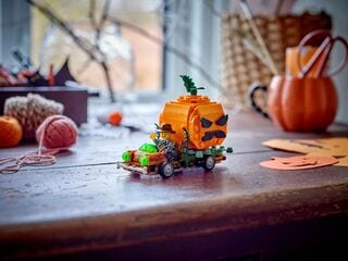 LEGO® Jack-O'-Lantern Pickup Truck