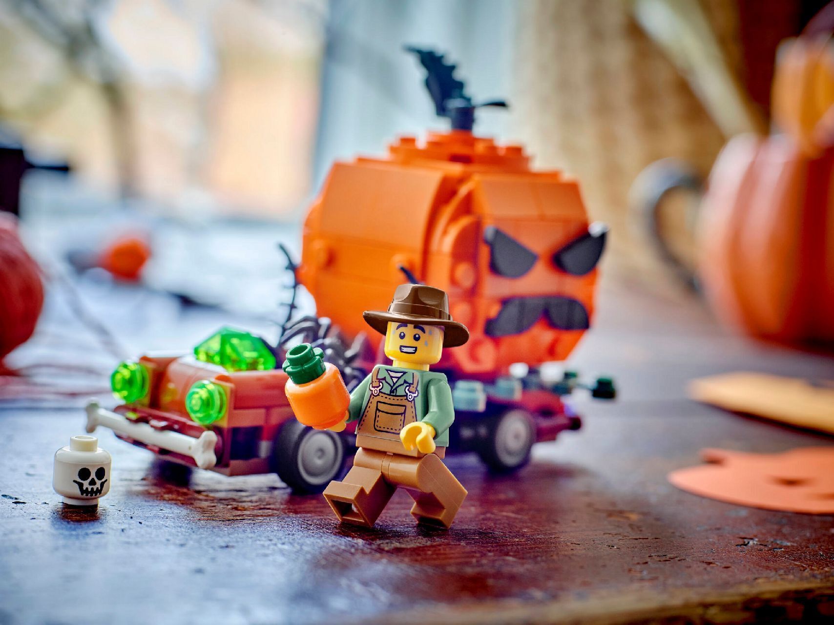 LEGO® Jack-O'-Lantern Pickup Truck