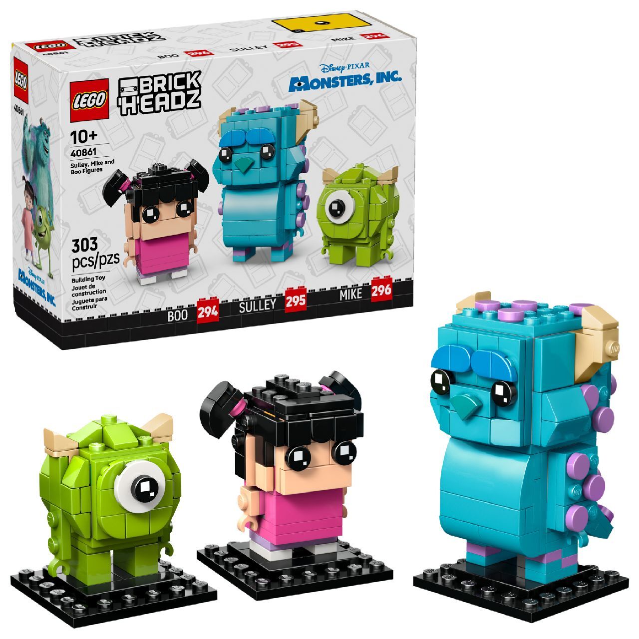LEGO® Sulley, Mike and Boo Figures
