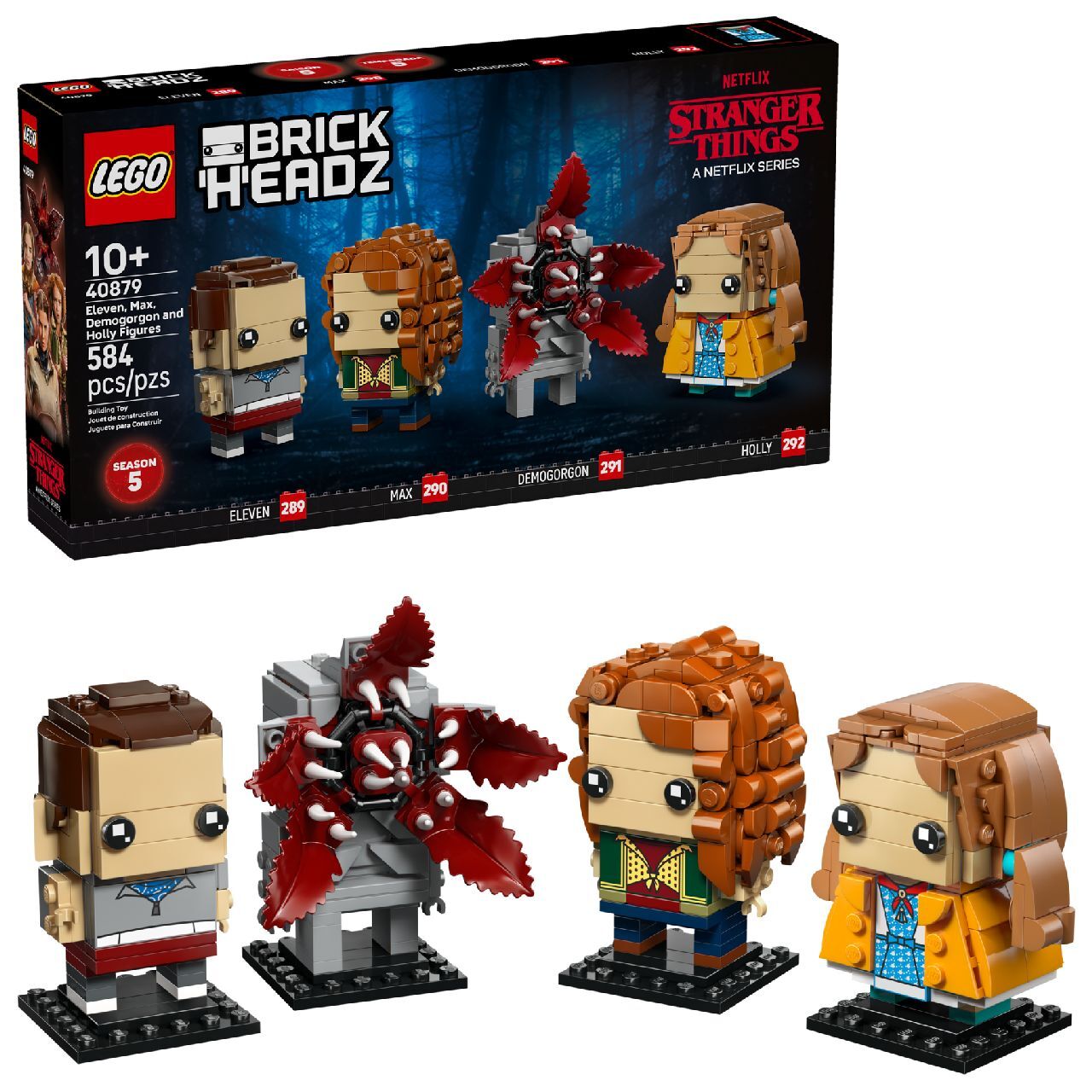 LEGO® Eleven, Max, Demogorgon and Holly Figures