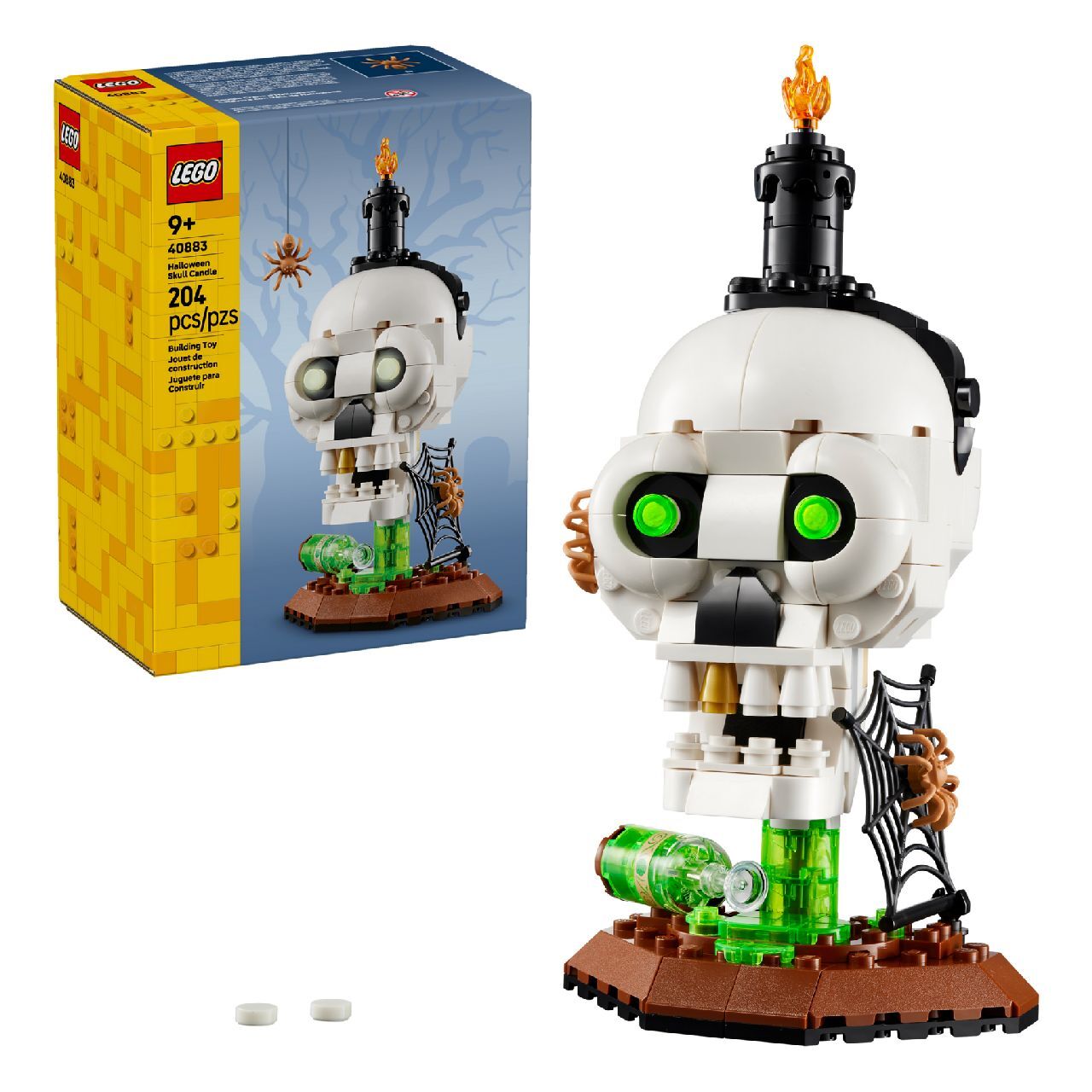 LEGO® Halloween Skull Candle