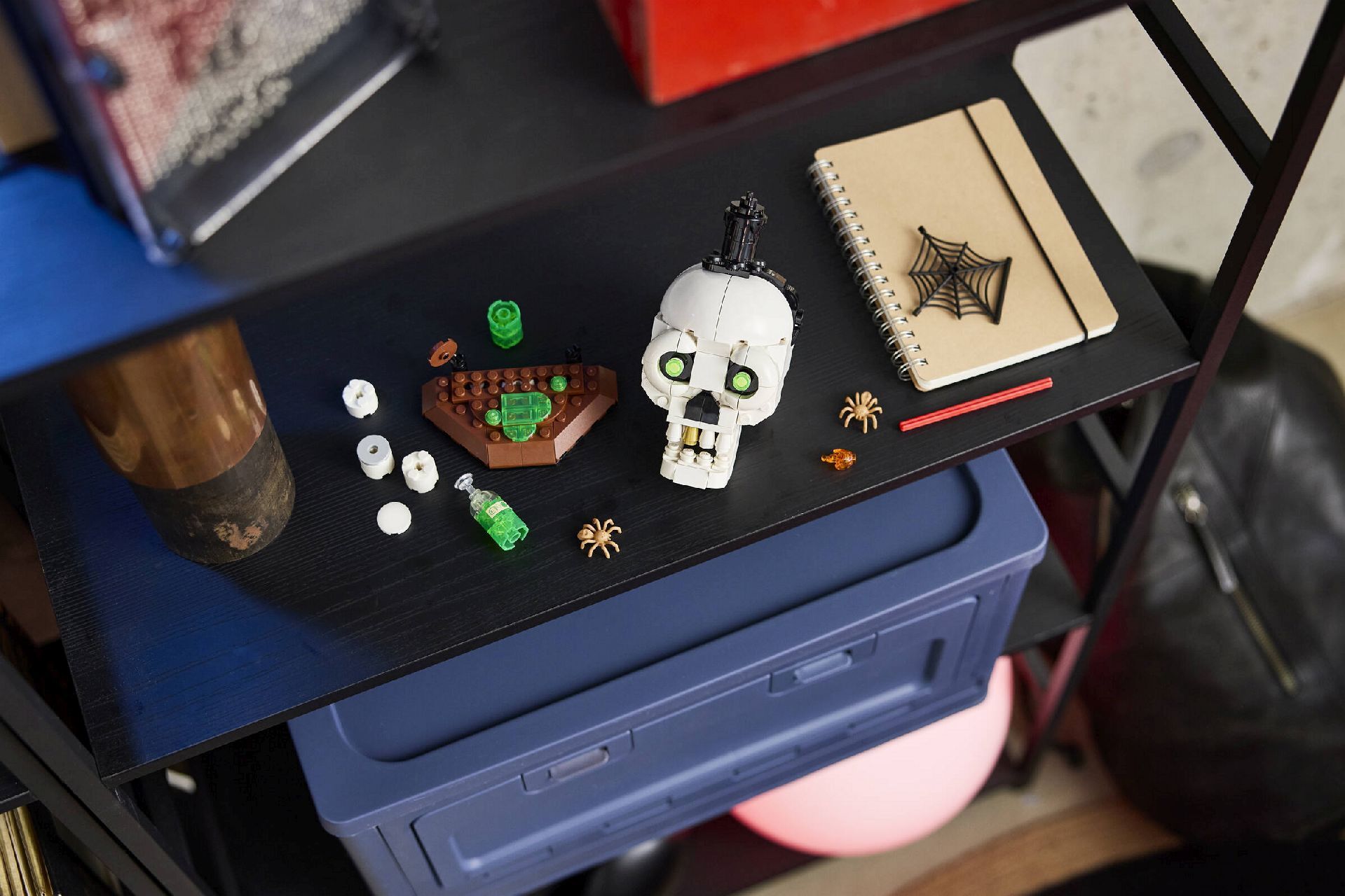 LEGO® Halloween Skull Candle