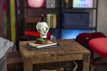 LEGO® Halloween Skull Candle