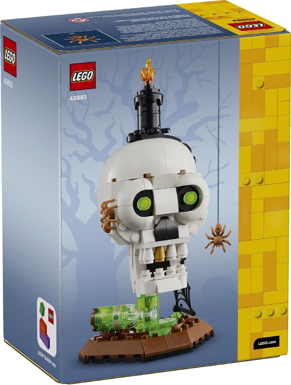 LEGO® Halloween Skull Candle