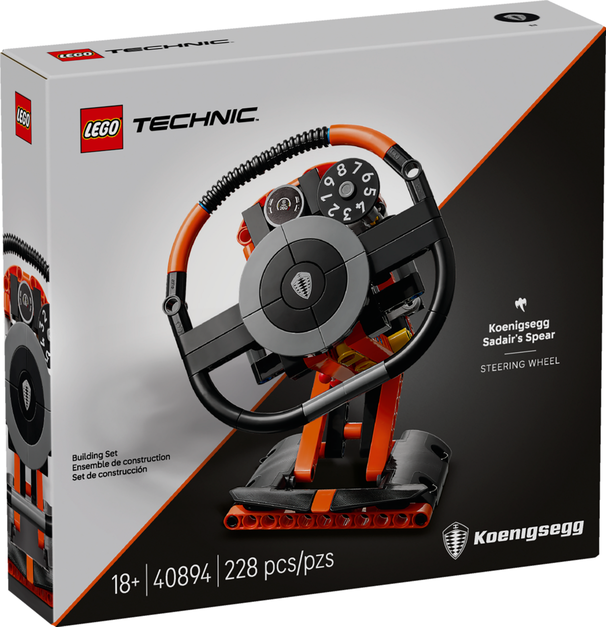 LEGO® Koenigsegg Sadair's Spear Steering Wheel