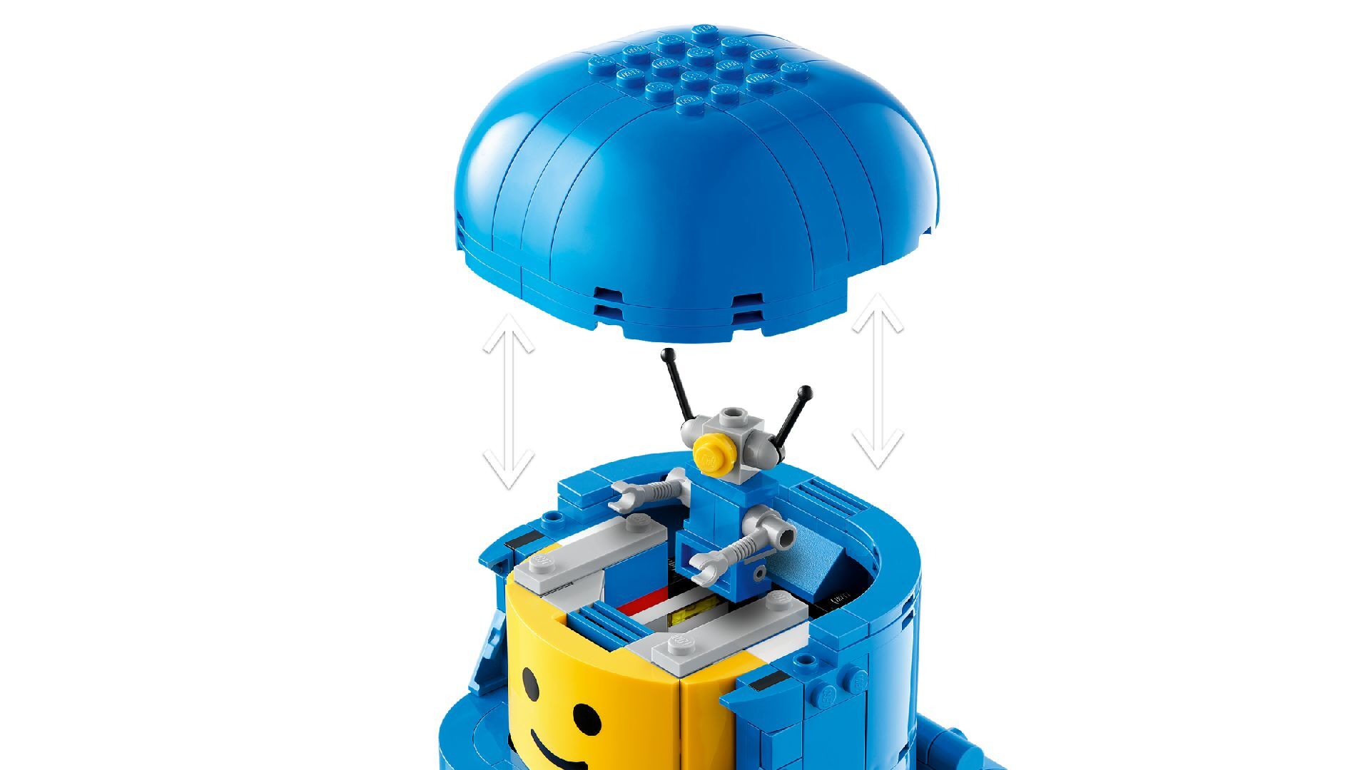 LEGO® Up-Scaled Blue Astronaut Minifigure