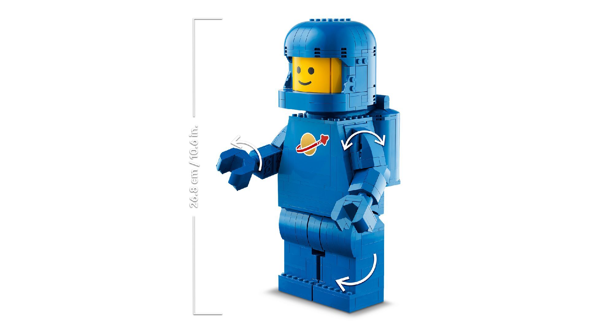 LEGO® Up-Scaled Blue Astronaut Minifigure