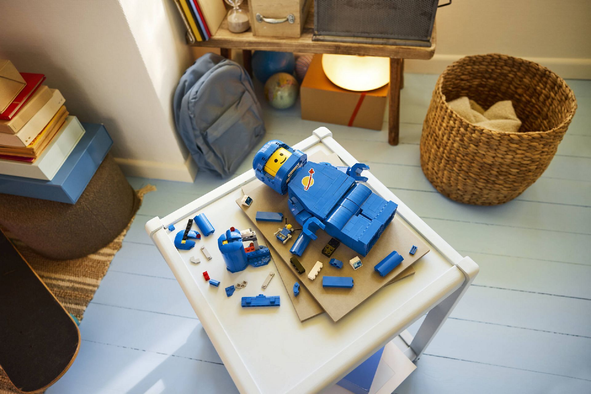 LEGO® Up-Scaled Blue Astronaut Minifigure