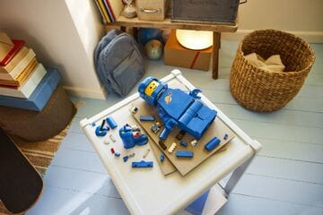 LEGO® Up-Scaled Blue Astronaut Minifigure