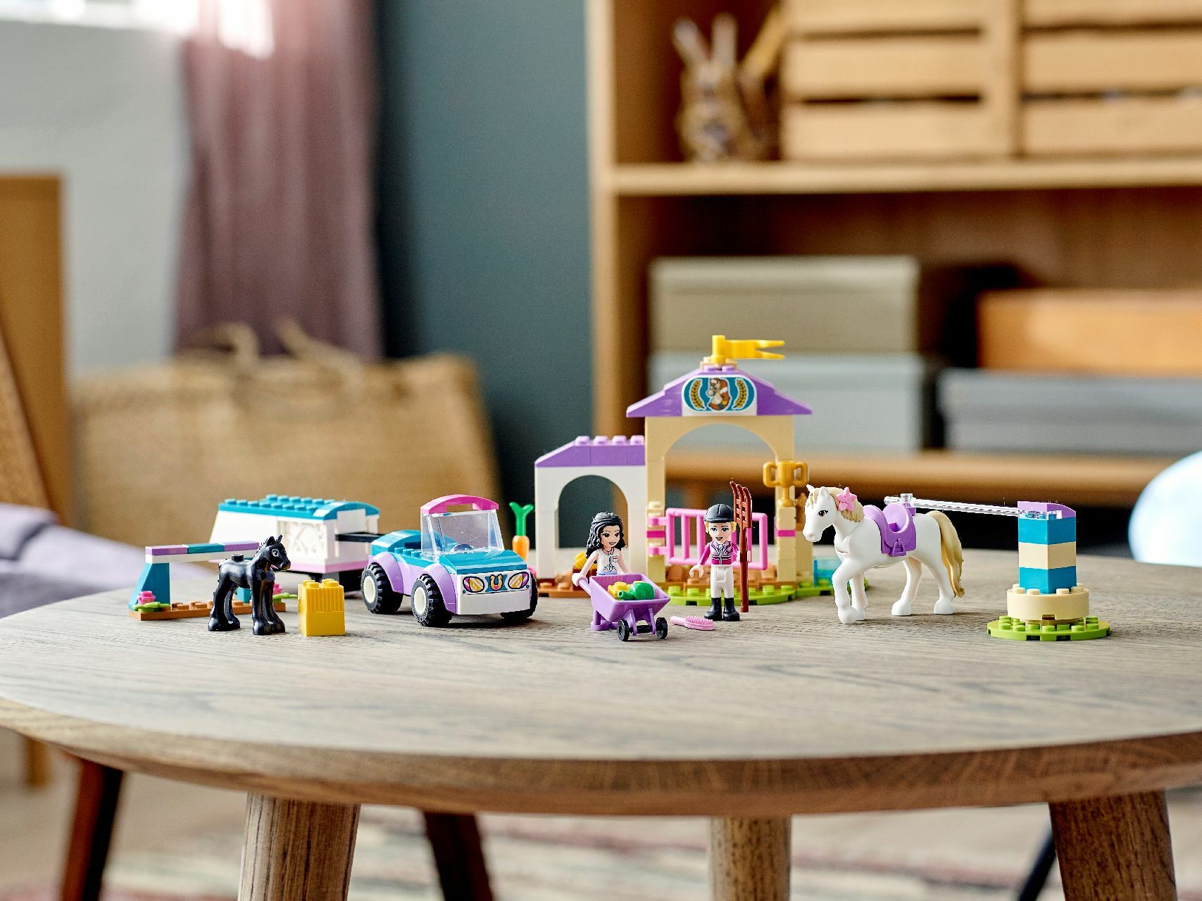 LEGO® Horse Training and Trailer