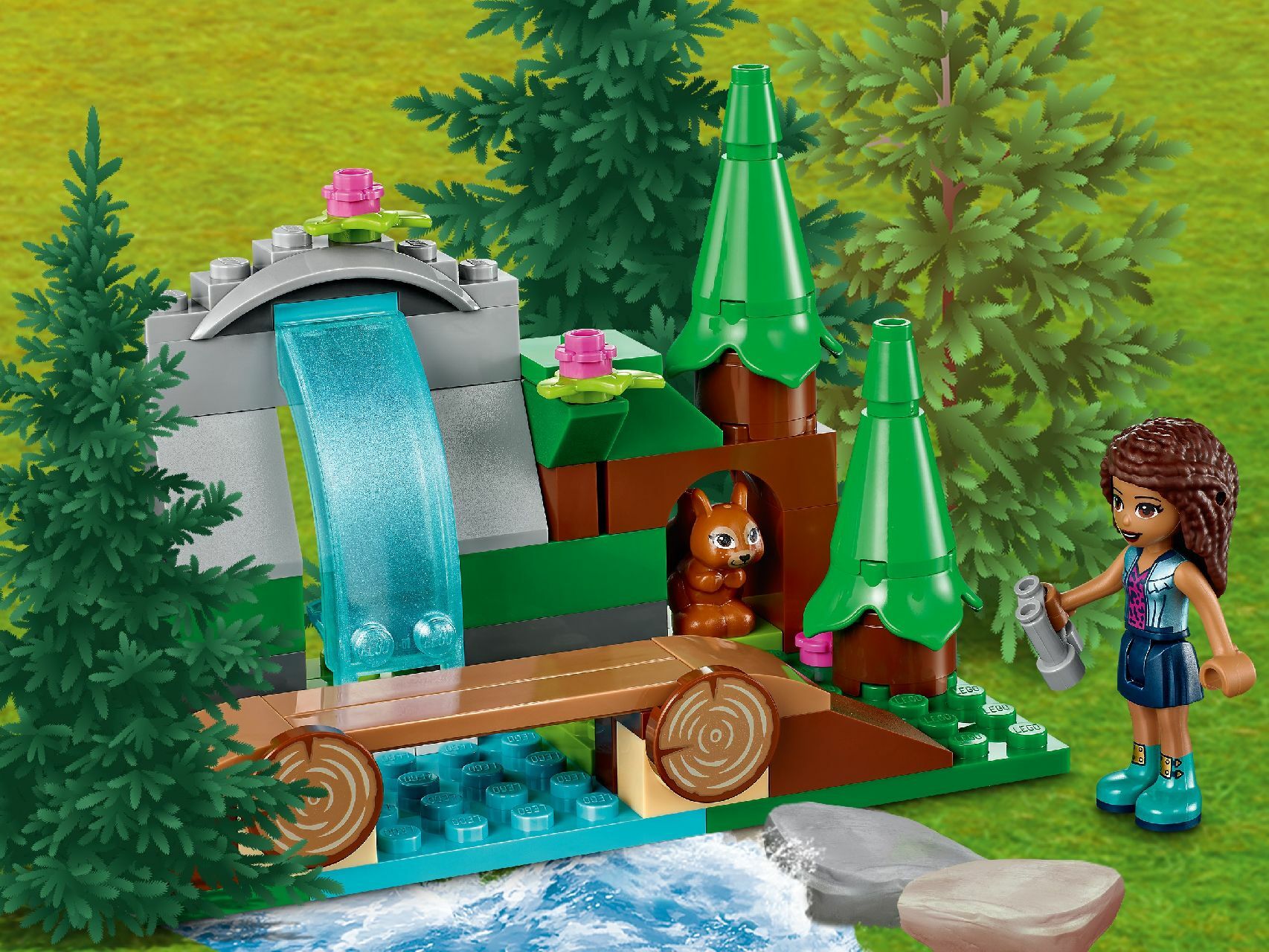 LEGO® Forest Waterfall