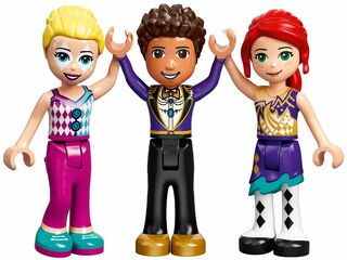 ليغو فريندز دولاب الهواء السحري والمزلقة