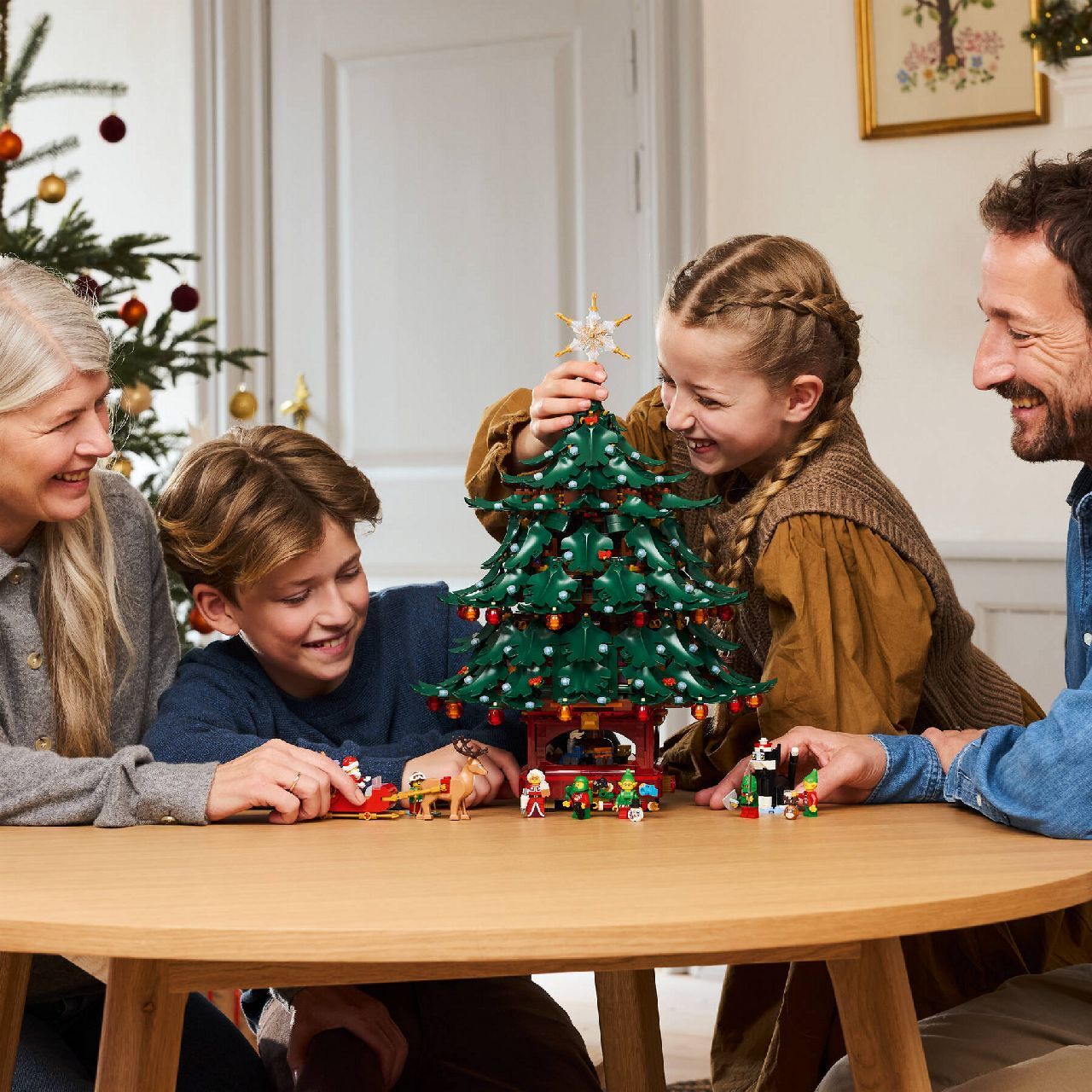 LEGO® Family Christmas Tree Decoration