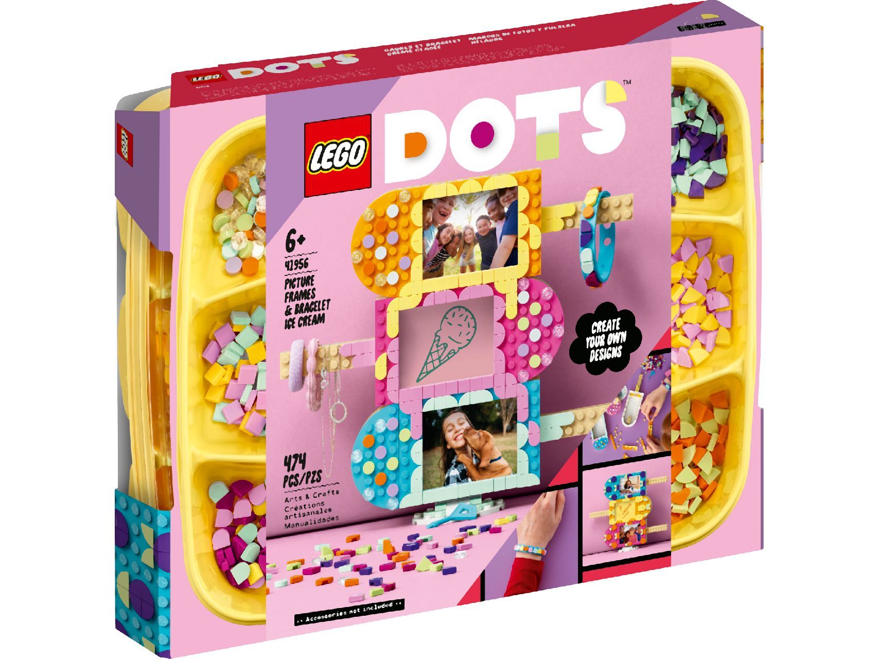 Lego Frame Kit LEGO® Ice Cream Picture Frames & Bracelet | Official LEGO® AE