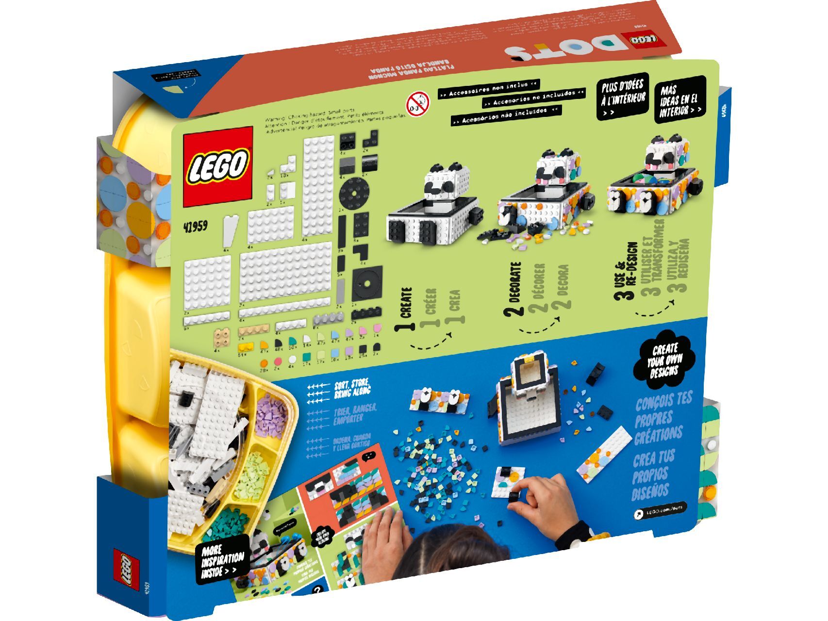 LEGO® Cute Panda Tray