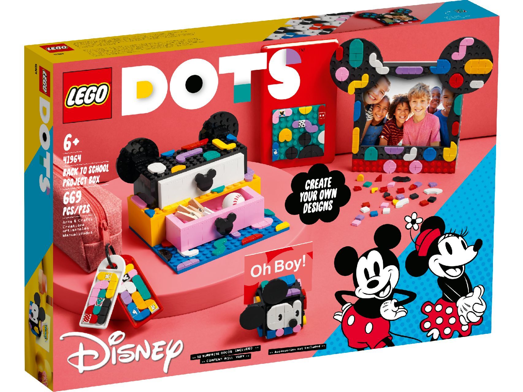 LEGO® Mickey Mouse & Minnie Mouse Back-to-School Project Box