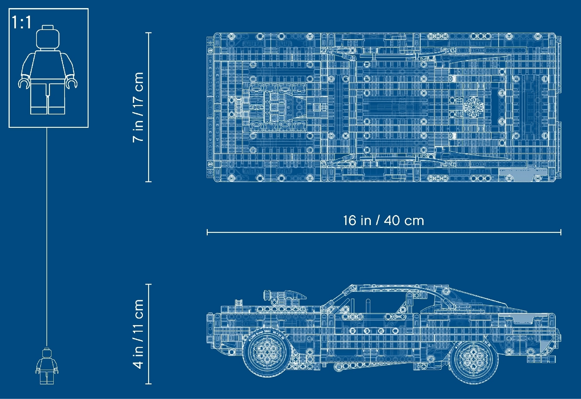 ليغو تكنيك مجموعة سيّارة دوم - دودج تشارجر F&F