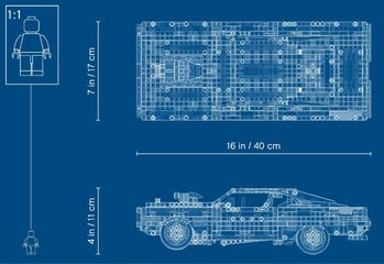 ليغو تكنيك مجموعة سيّارة دوم - دودج تشارجر F&F