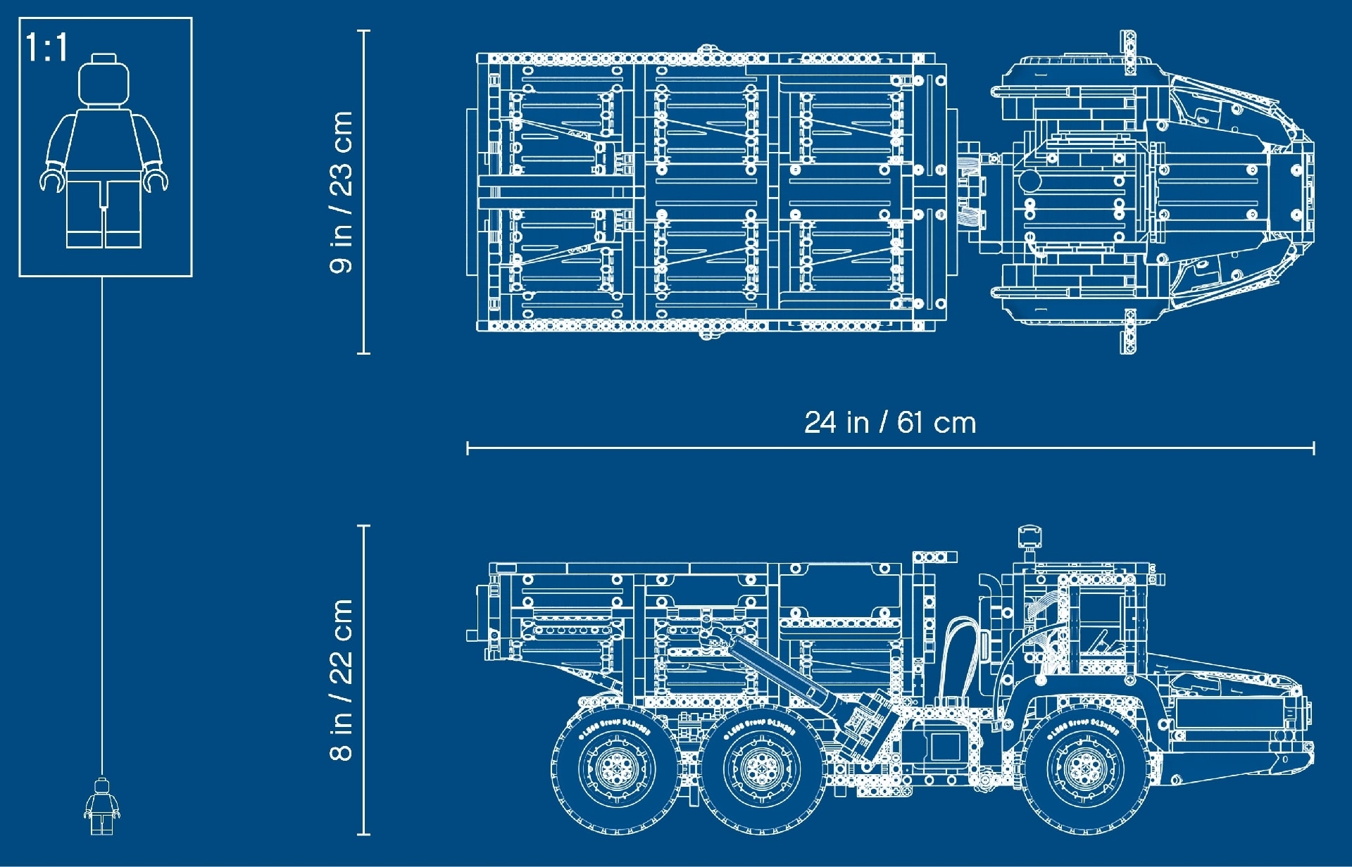 LEGO® Technic™ 6x6 Volvo Articulated Hauler