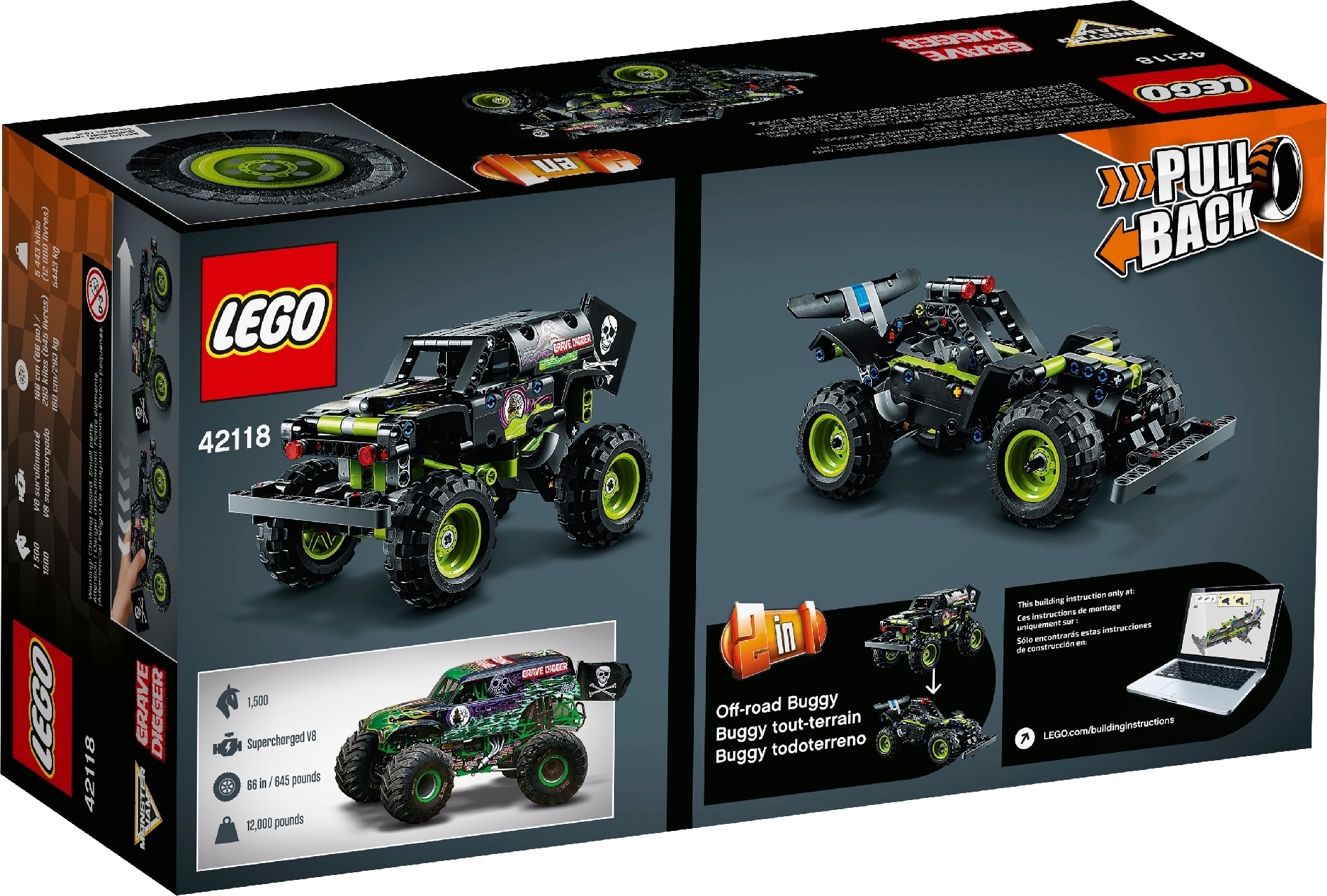 LEGO® Technic™ Monster Jam® Grave Digger®