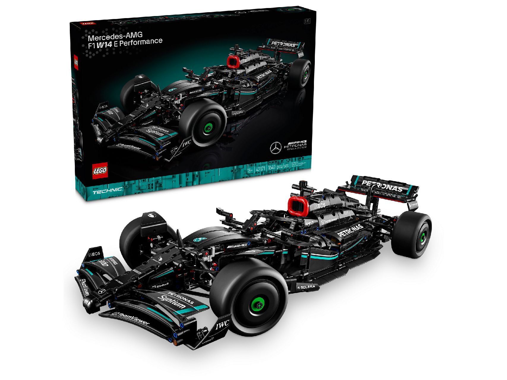 مجموعة سيارة مرسيدس إيه أم جي F1 W14 إي بيرفورمانس من LEGO®