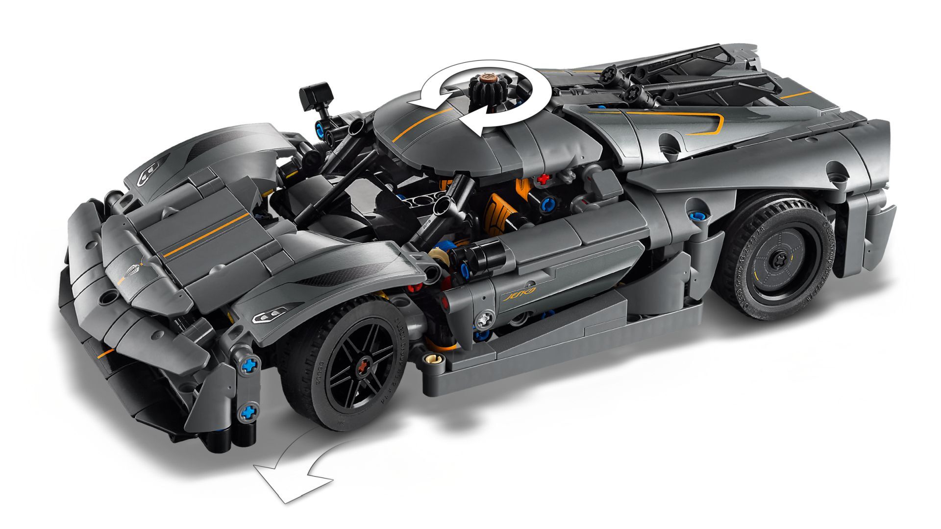 LEGO® Koenigsegg Jesko Absolut Grey Hypercar
