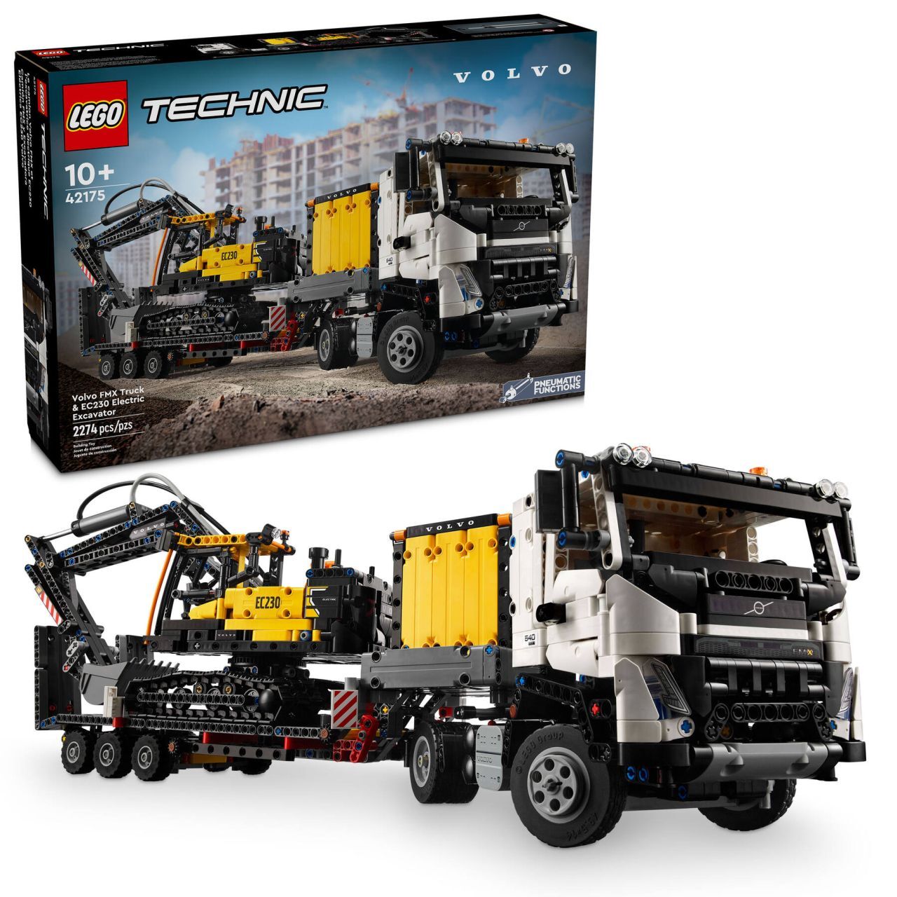 LEGO® Volvo FMX Truck & EC230 Electric Excavator