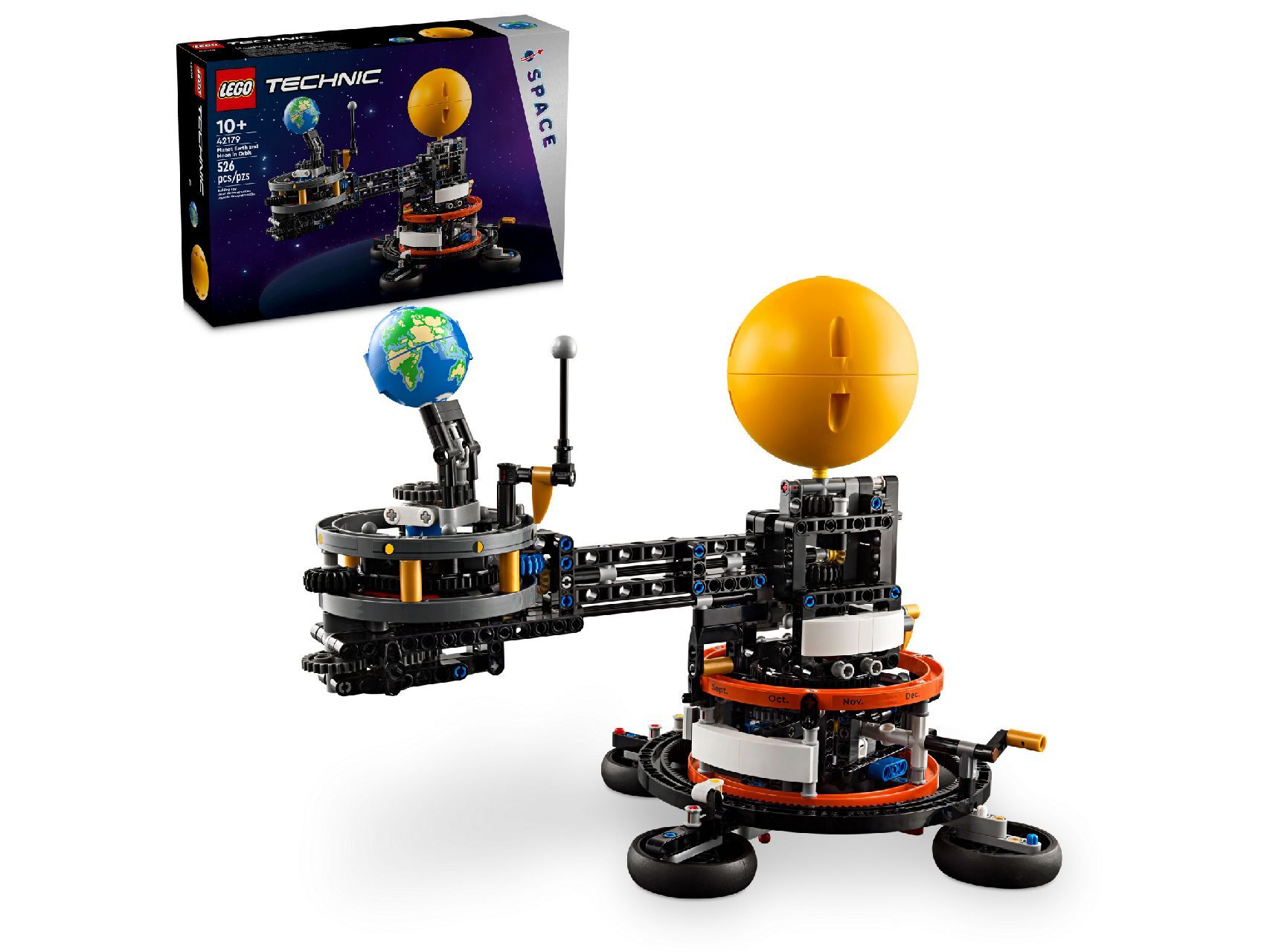 LEGO® Planet Earth and Moon in Orbit