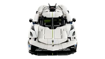 ليغو® السيارة الخارقة البيضاء Koenigsegg Jesko Absolut