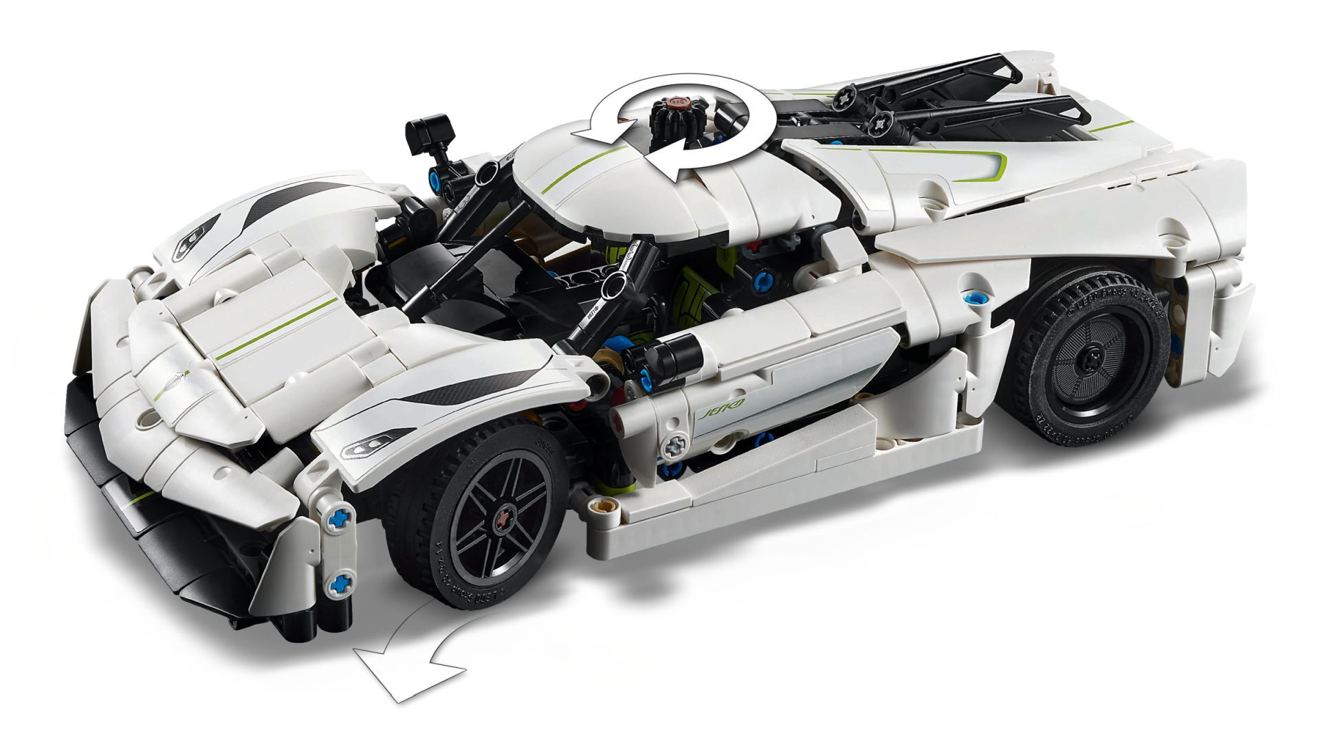 LEGO® Koenigsegg Jesko Absolut White Hypercar