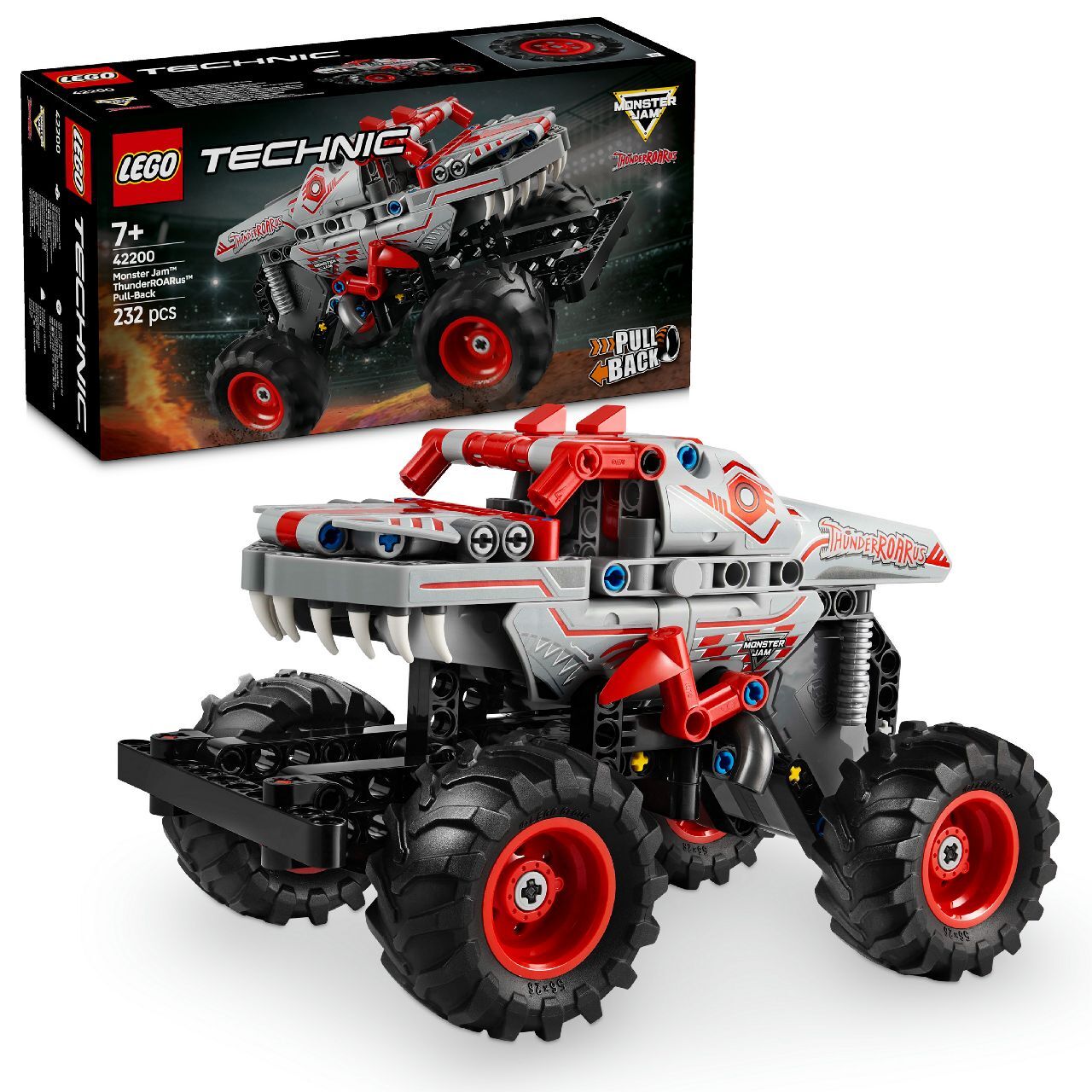 LEGO® Monster Jam™ ThunderROARus™ Pull-Back