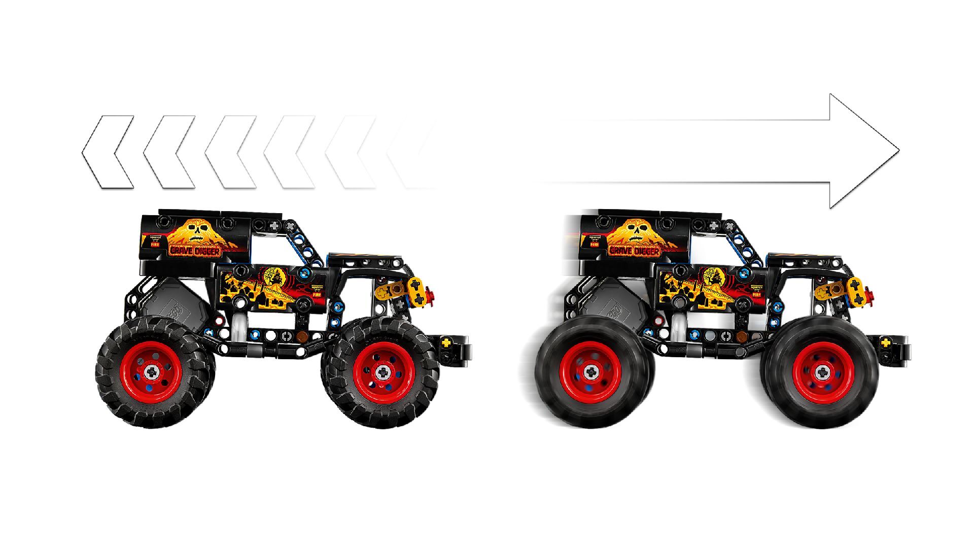 LEGO® Monster Jam™ Grave Digger™ Fire and Ice