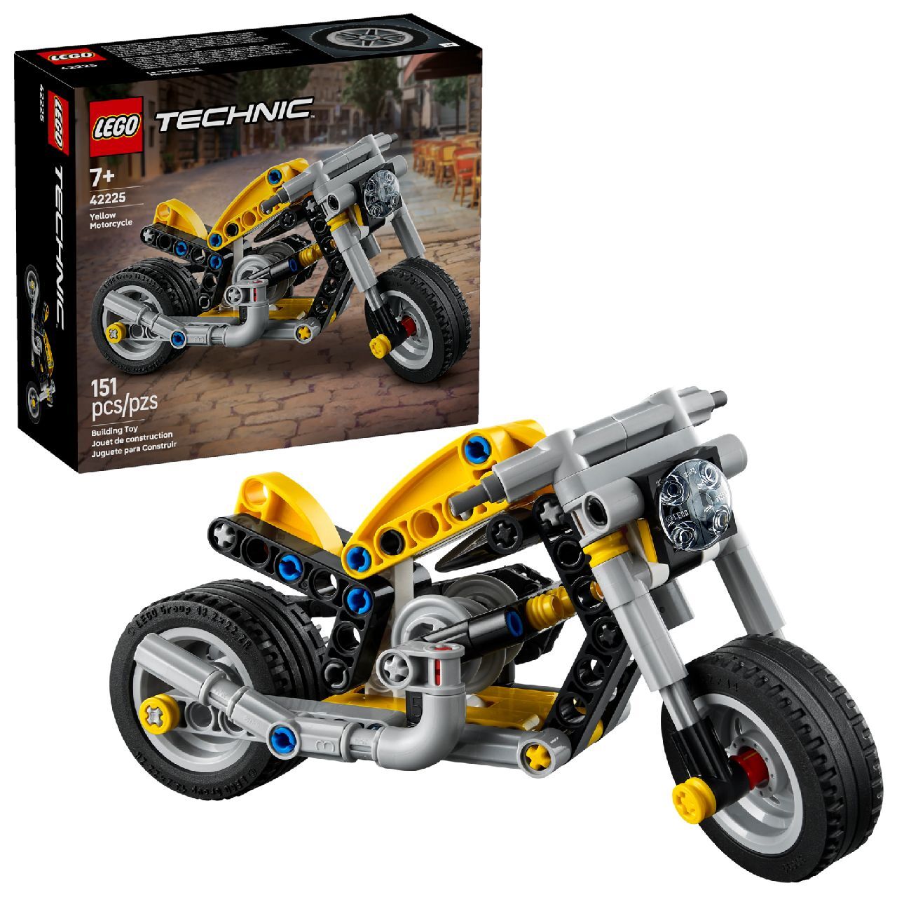 LEGO® Yellow Motorcycle