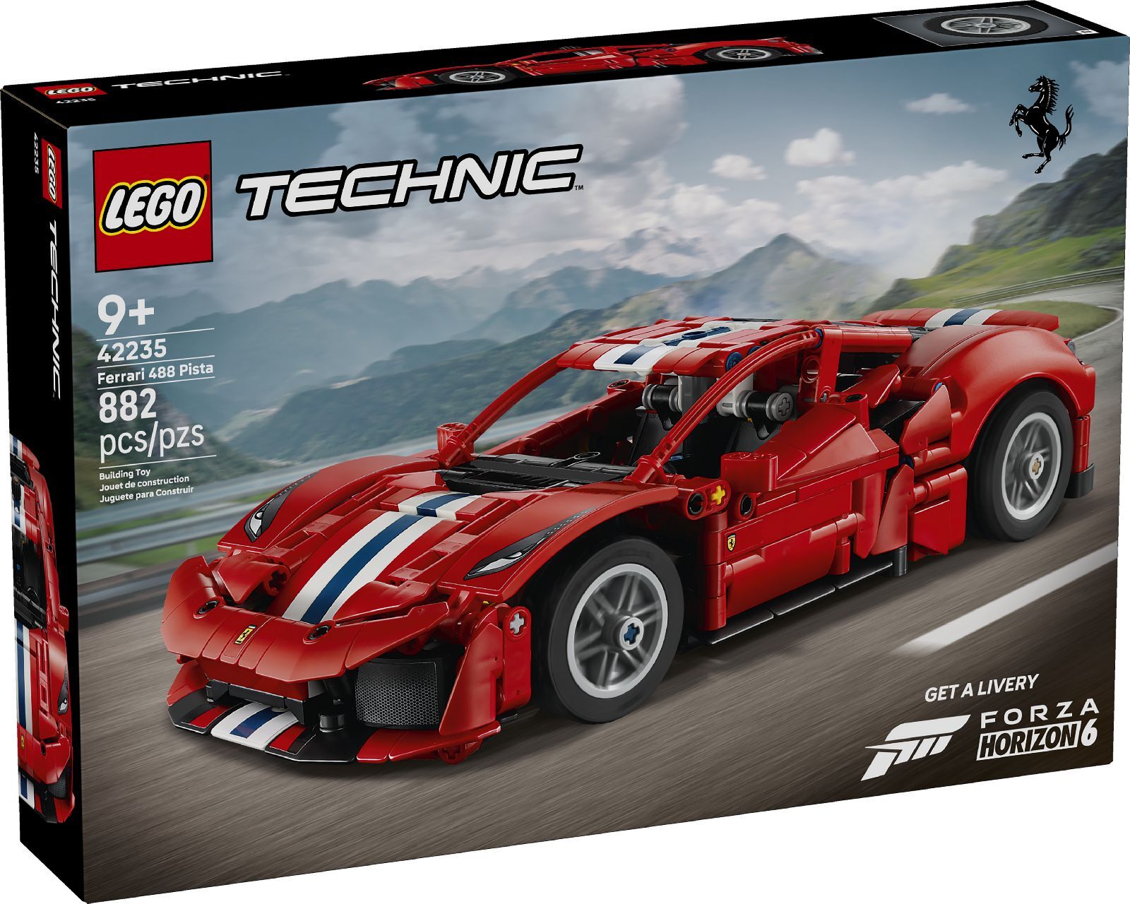 LEGO® Ferrari 488 Pista Car