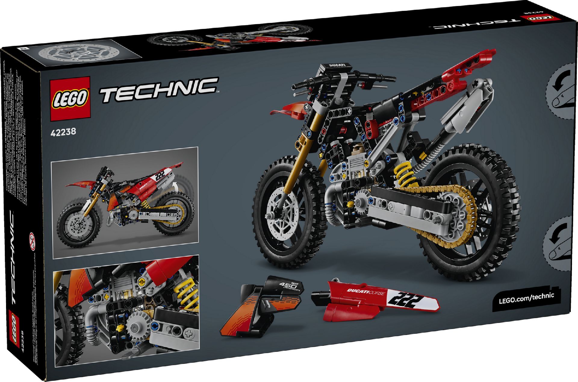 LEGO® Ducati Desmo450 MX Factory Motorcycle
