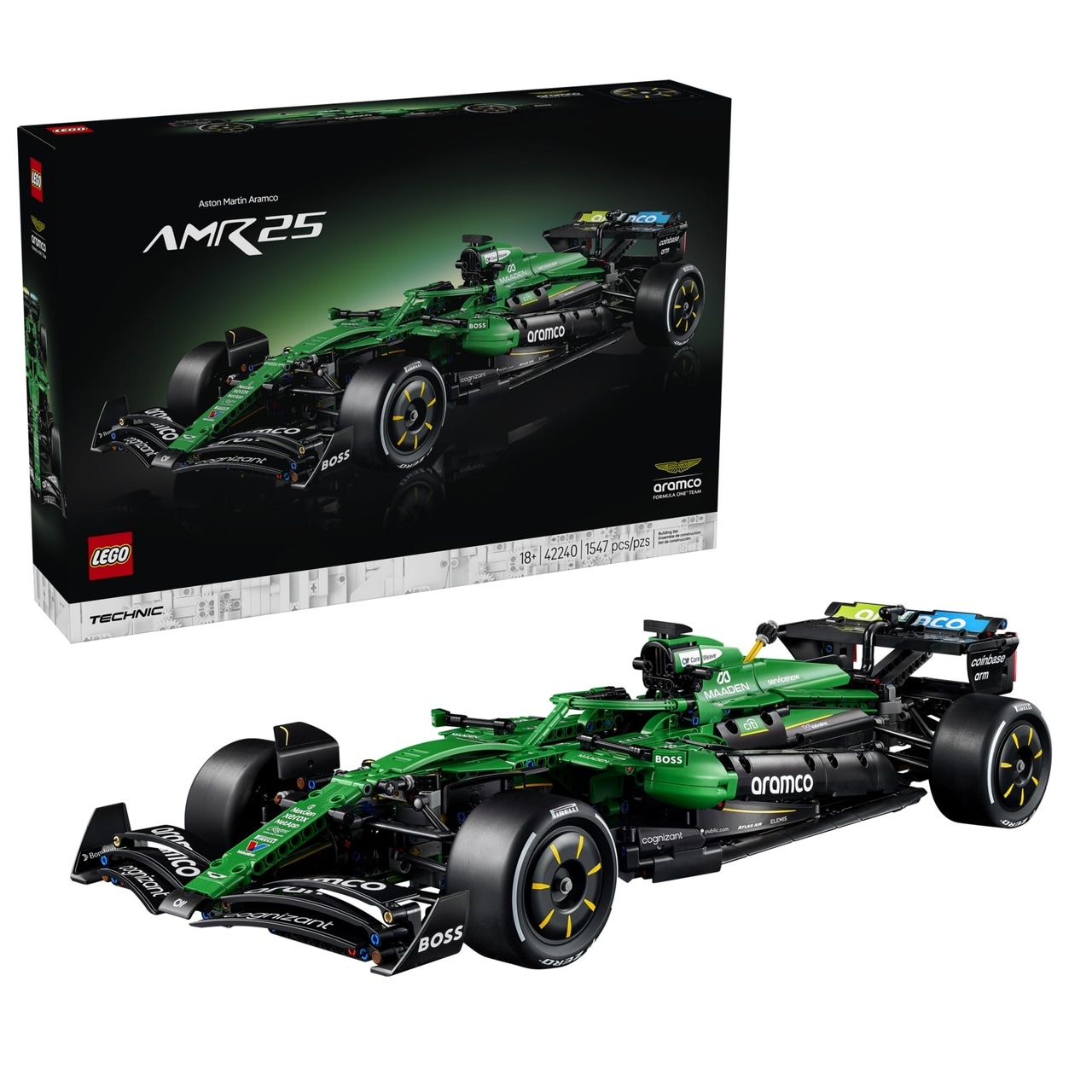 LEGO® Aston Martin Aramco AMR25 F1® Car