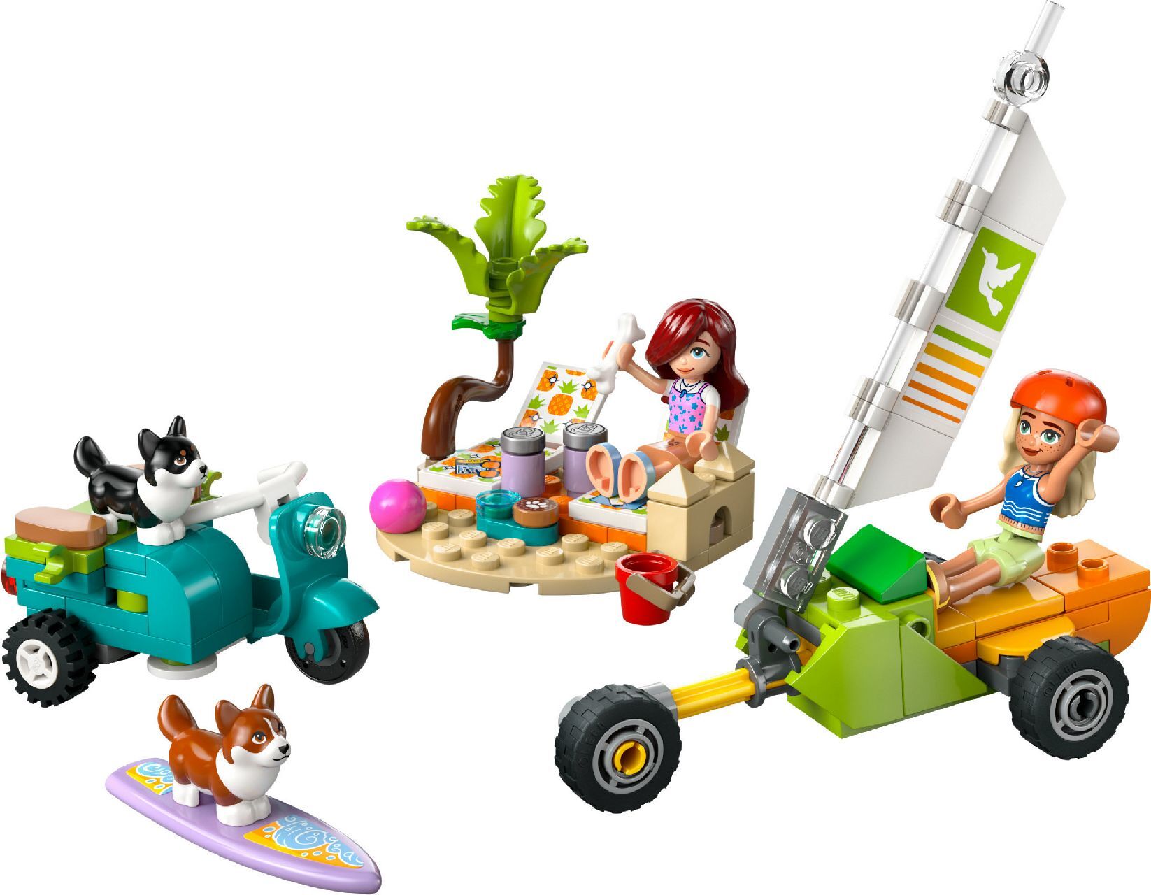 LEGO® Surfing Dogs and Scooter Adventure