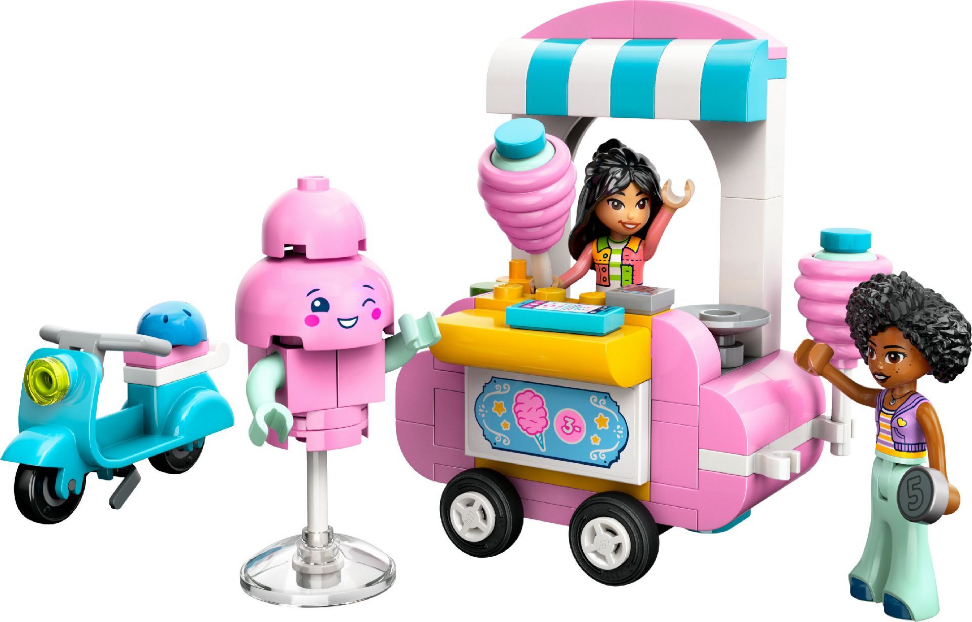 LEGO® Cotton Candy Stand and Scooter