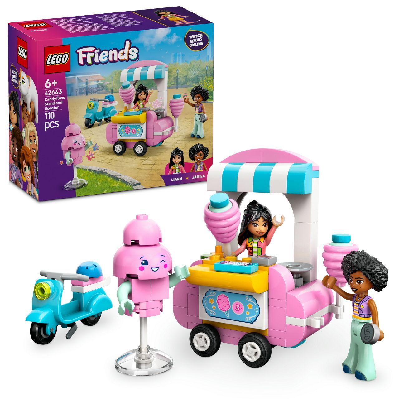 LEGO® Cotton Candy Stand and Scooter