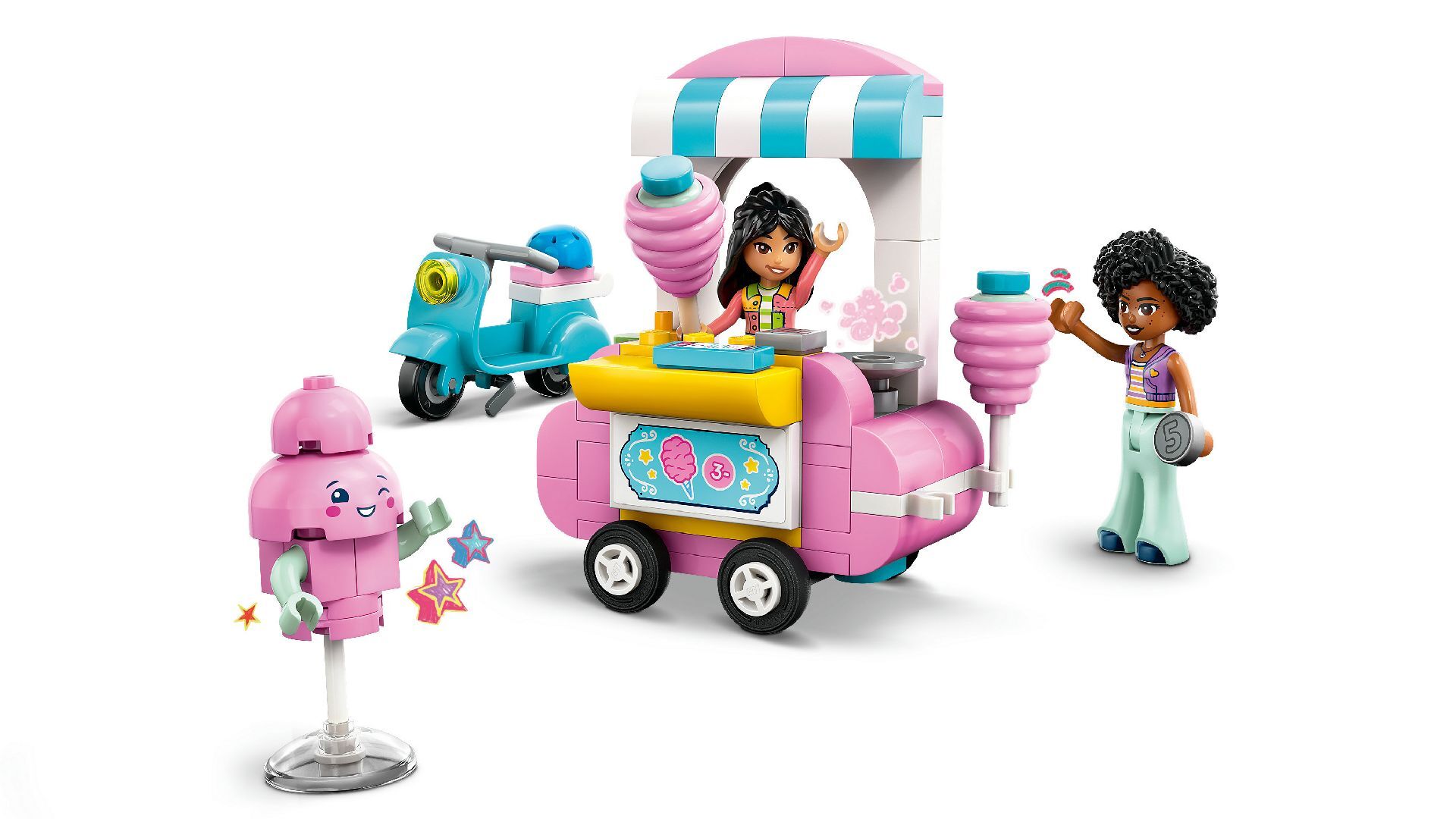 LEGO® Cotton Candy Stand and Scooter