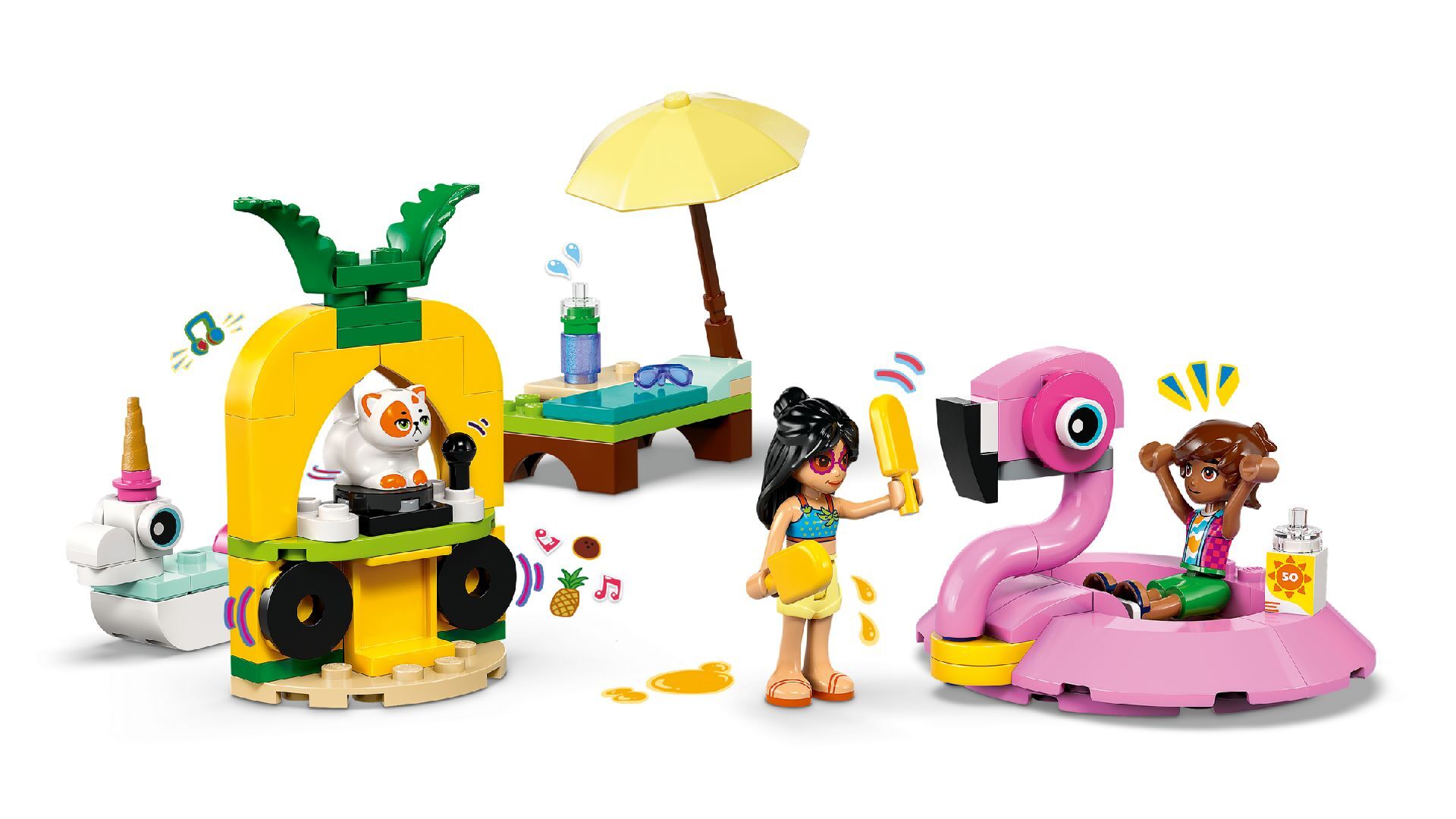 LEGO® Unicorn & Flamingo Pool Party