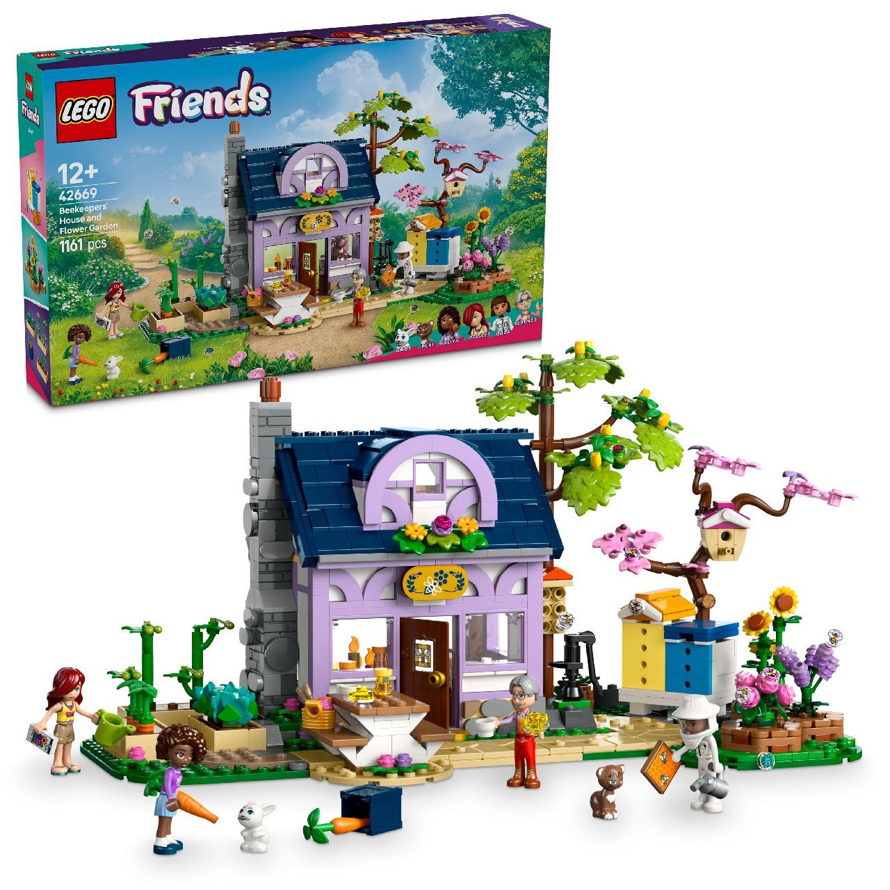 LEGO® Beekeepers' House and Flower Garden