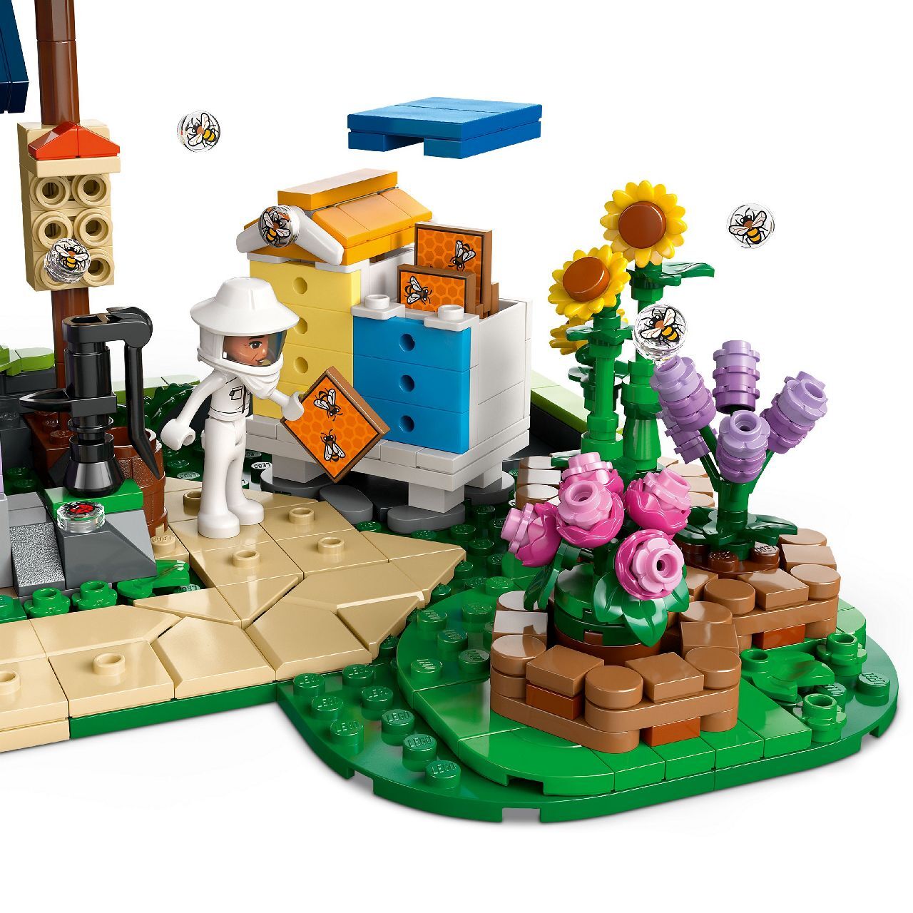 LEGO® Beekeepers' House and Flower Garden
