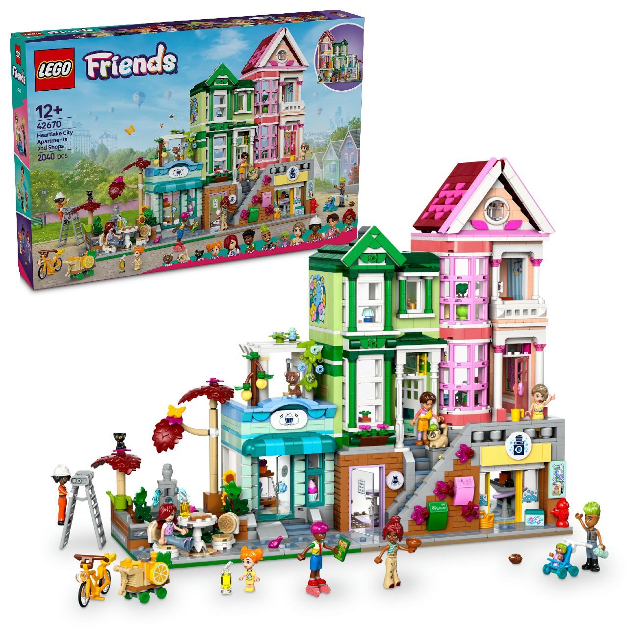 LEGO® Heartlake City Apartments and Stores