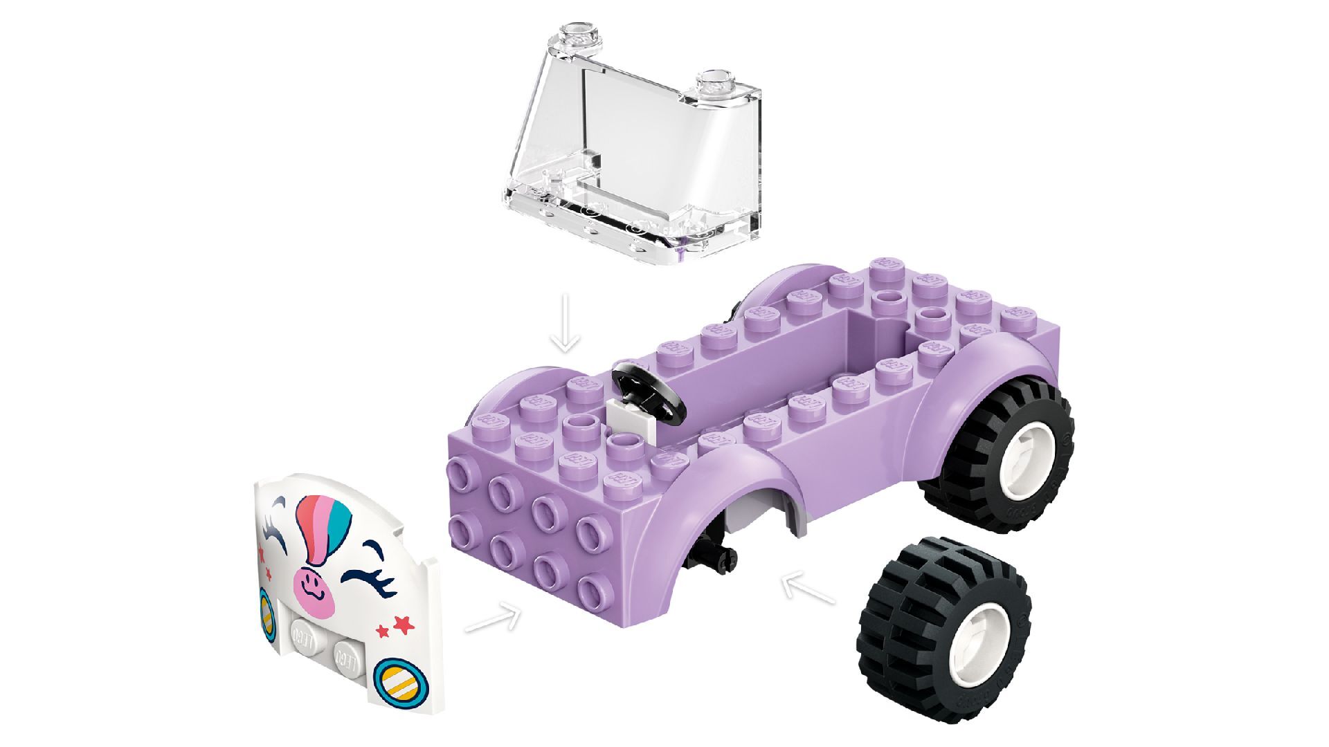 LEGO® Unicorn Cake Delivery Car