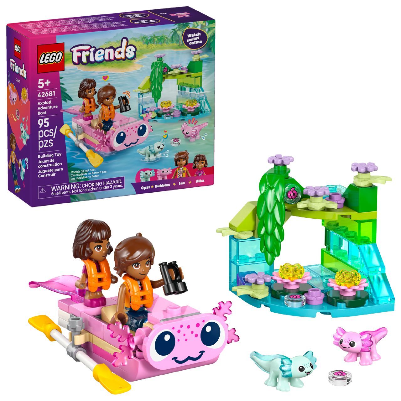 LEGO® Axolotl Adventure Boat