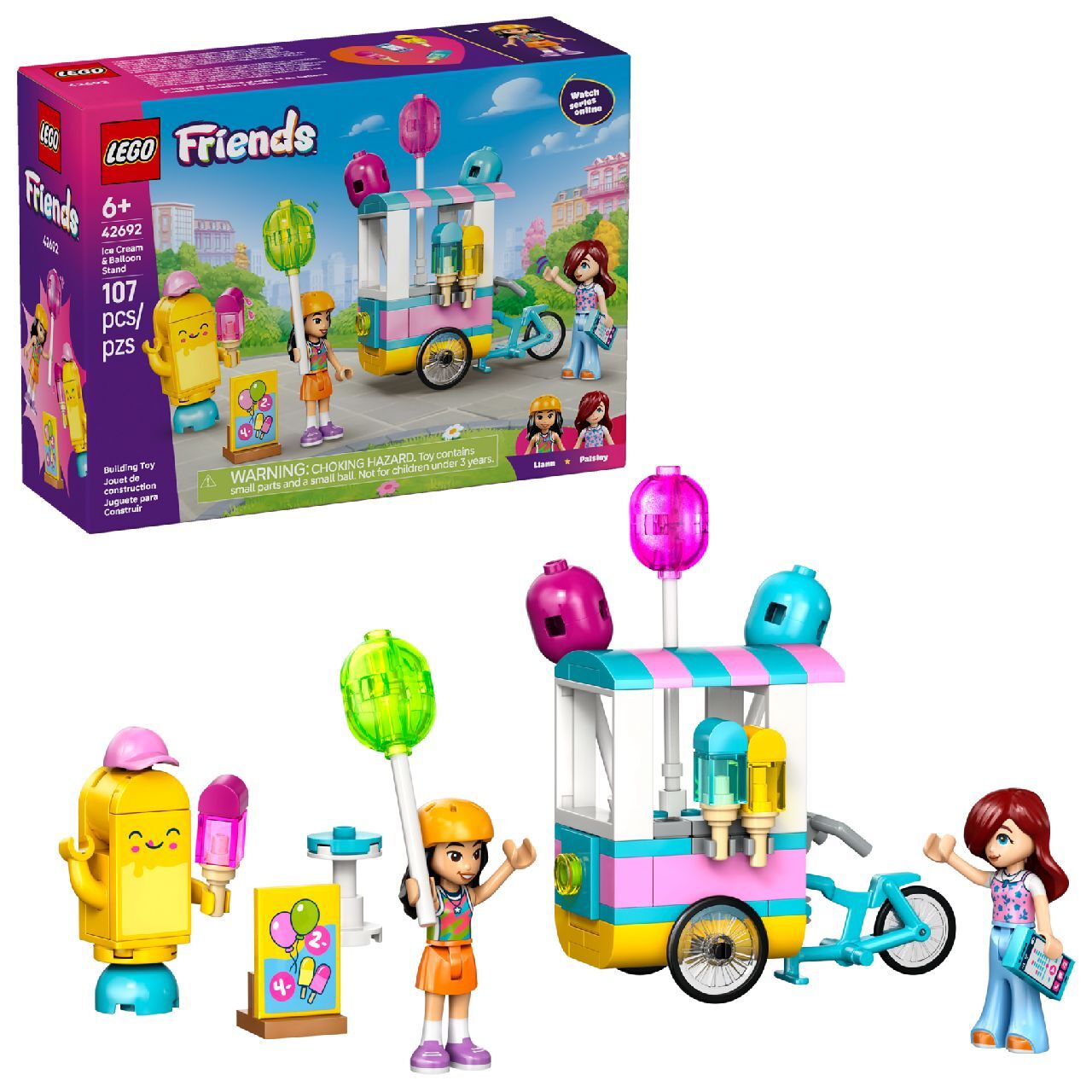 LEGO® Ice Cream & Balloon Stand