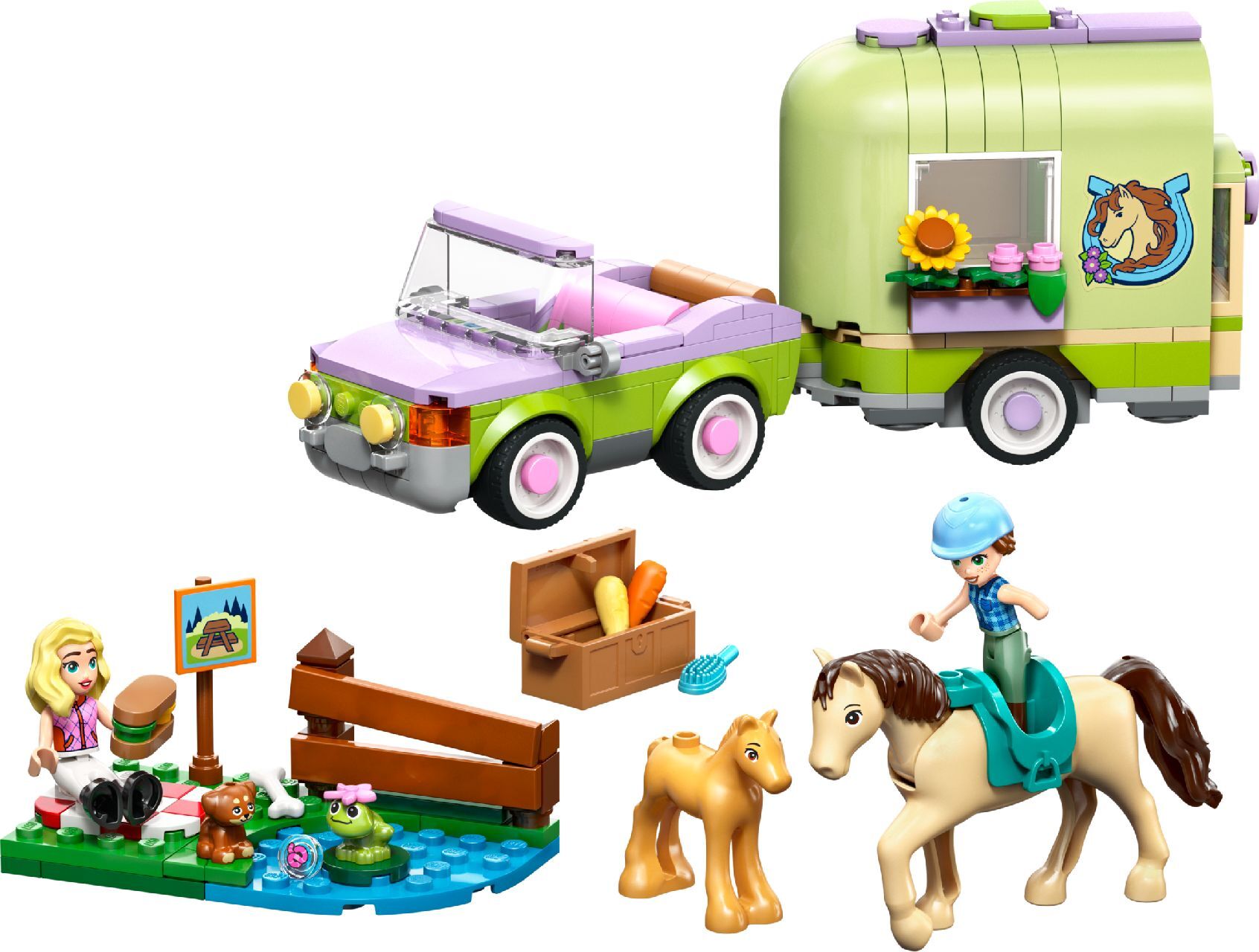 LEGO® Horse & Baby Foal Trailer